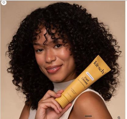 Kitsch Moisturizing Curl Cream – Daily Self-Care Ritual for Frizz-Prone Curly Hair, Lightweight
