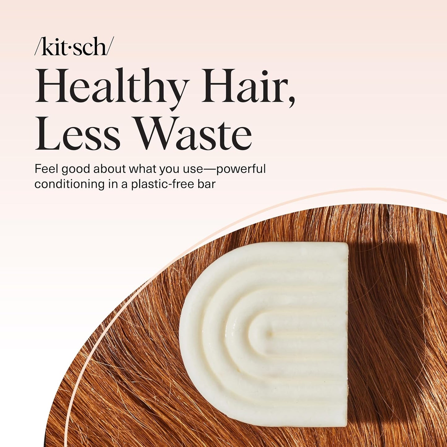 Kitsch Rice Water Conditioner Bar – Clean Beauty Staple for the Uncluttered Vanity Shelf