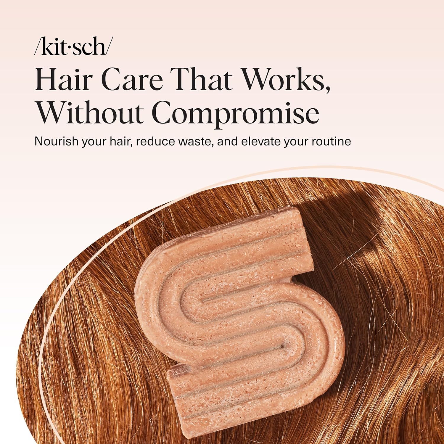 Kitsch Rice Water Shampoo Bar – Calming Bath Time Essential for Weak, Breakage-Prone Hair
