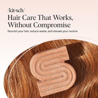 Kitsch Rice Water Shampoo Bar – Calming Bath Time Essential for Weak, Breakage-Prone Hair