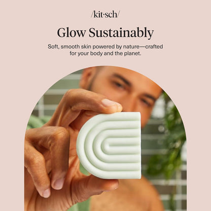 Kitsch Rosemary Biotin Volumizing Conditioner Bar – Plastic-Free Vanity Countertop Swap for Two Liquid Conditioner Bottles