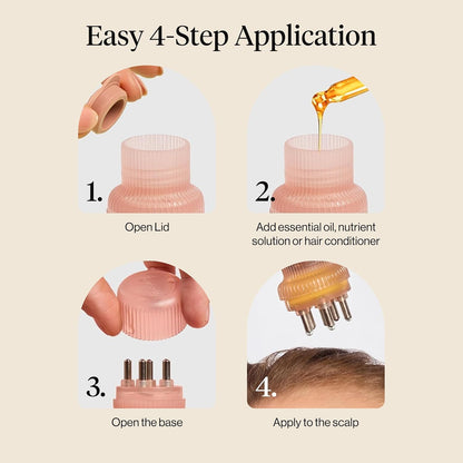 Kitsch Scalp & Hair Oil Applicator – Thoughtful Birthday Gift for Her, Mess-Free Scalp Massager for Mom, Women, and Best Friends