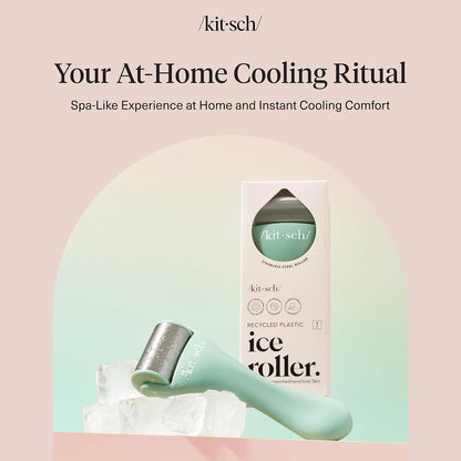 Kitsch Stainless Steel Ice Roller – Affordable Birthday Gift for Her, Cooling Face Roller for Puffiness and Spa-Like Relaxation