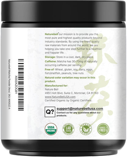 Kiwigreen Organic Matcha Green Tea Powder – Steady Focus Fuel for Home Office Work Sessions