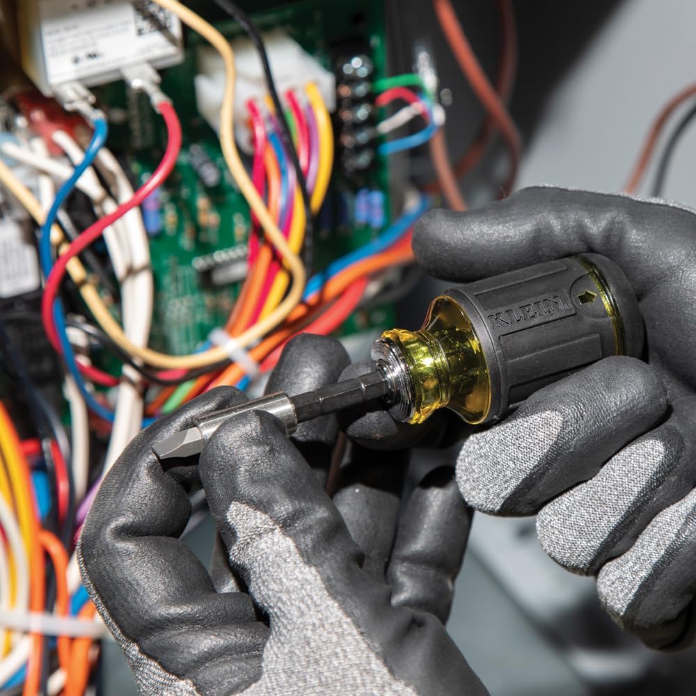 Klein Tools 32308 8-in-1 Magnetic Screwdriver – Thoughtful Housewarming Gift for New Homeowners