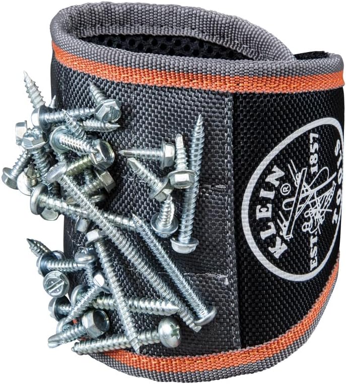 Klein Tools 55895 Tradesman Pro Magnetic Wristband – Stocking Stuffer and Birthday Gift for the DIY Dad in Your Life