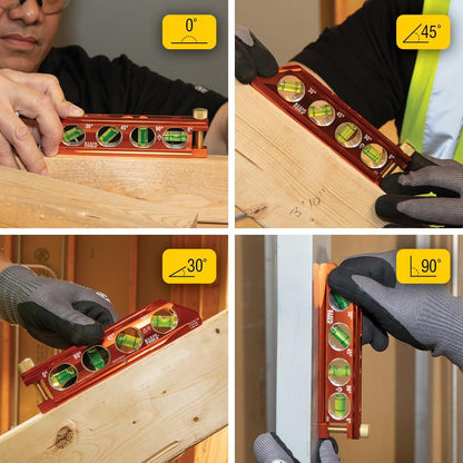 Klein Tools 935AB4V Magnetic Level – Weather-Ready Pocket Tool for Outdoor Pipe Runs and Rooftop HVAC