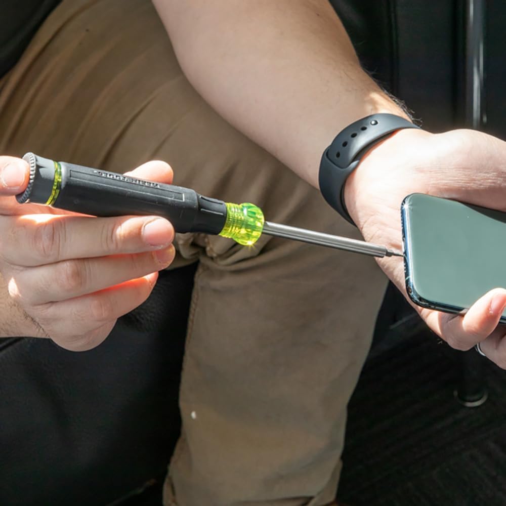 Klein Tools Apple Repair Screwdriver Holiday Gift for Hobbyists, Makers, and Garage Workshop Builders