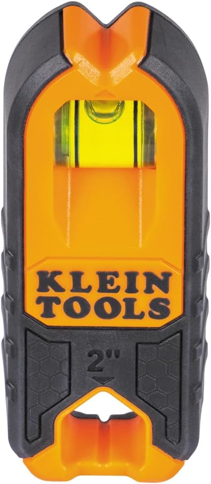 Klein Tools MSF100 Magnetic Stud Finder in Streamlined Black and Orange Design, Simple Battery-Free Stud Detection