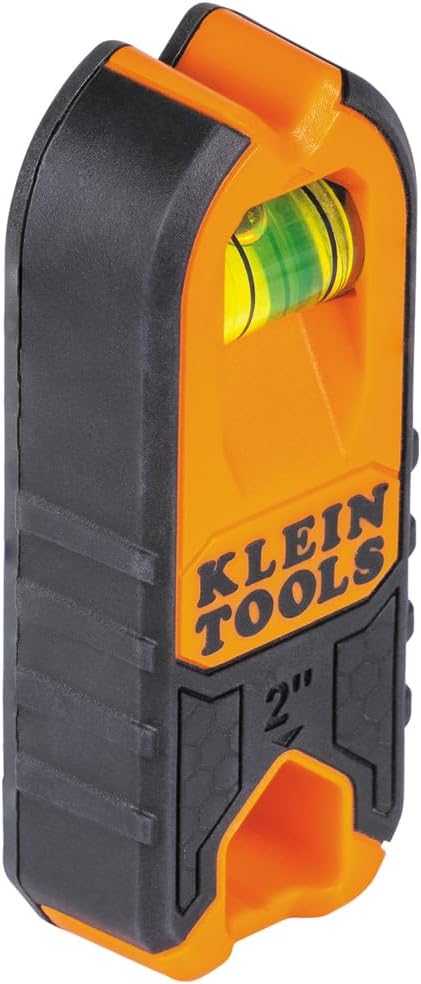 Klein Tools MSF100 Magnetic Stud Finder in Streamlined Black and Orange Design, Simple Battery-Free Stud Detection