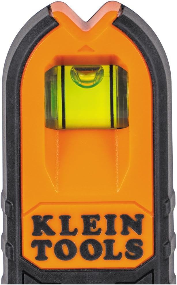 Klein Tools MSF100 Magnetic Stud Finder in Streamlined Black and Orange Design, Simple Battery-Free Stud Detection