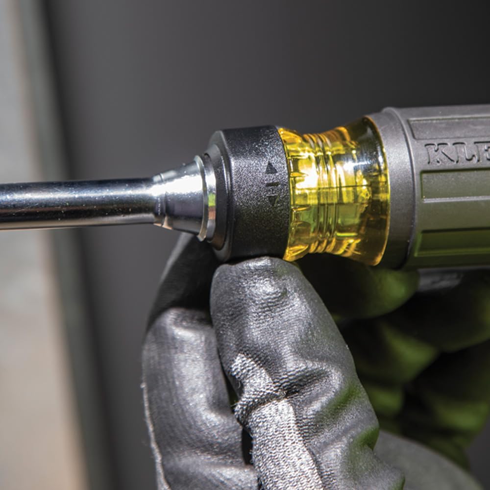 Klein Tools Multi-Bit Ratcheting Screwdriver – Holiday Gift for the Handyman Who Has Everything