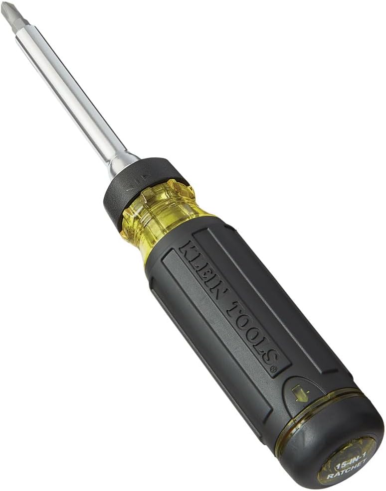 Klein Tools Multi-Bit Ratcheting Screwdriver – Holiday Gift for the Handyman Who Has Everything