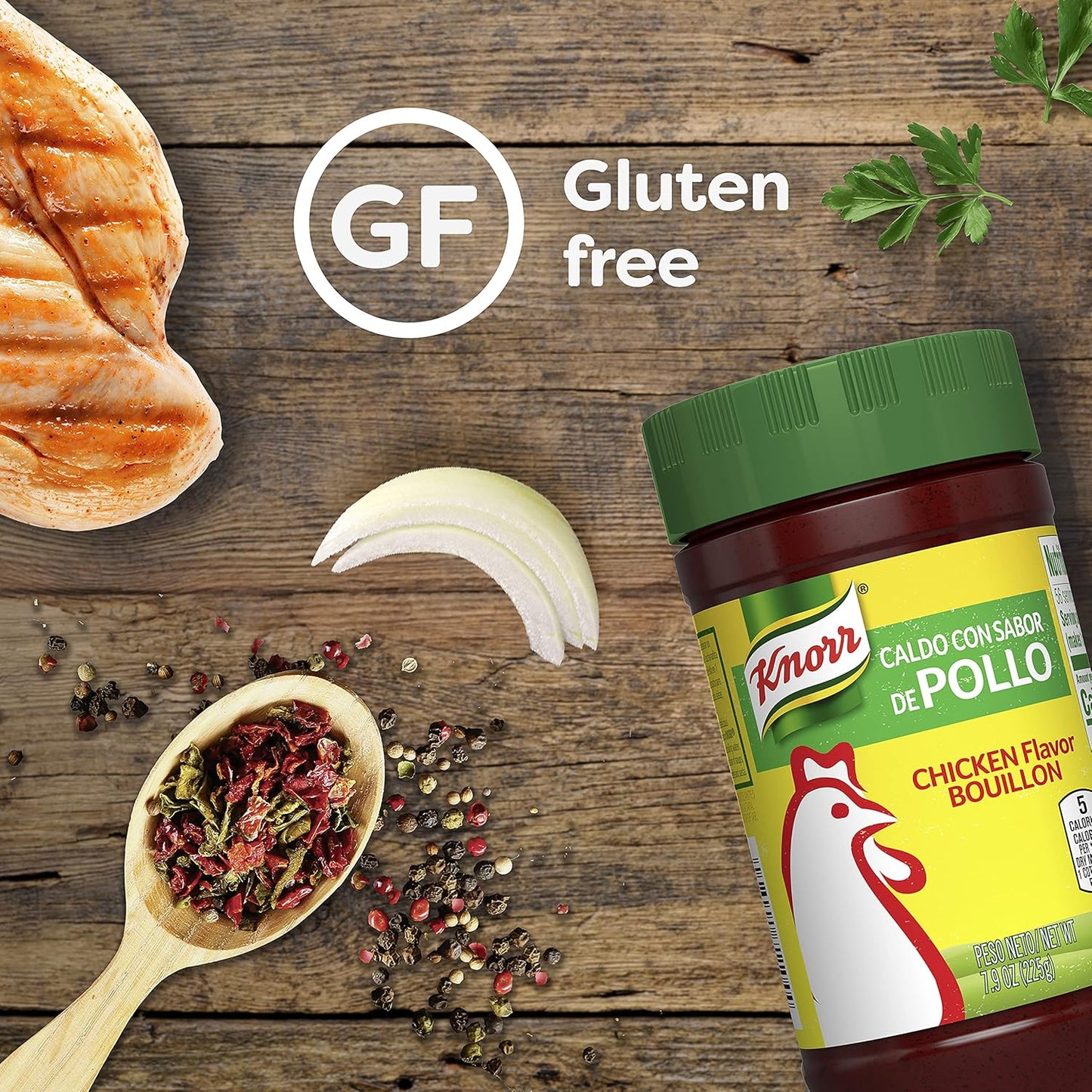 Knorr Chicken Flavor Bouillon Granulated – Fat-Free Flavor Boost for Health-Aware Home Cooking