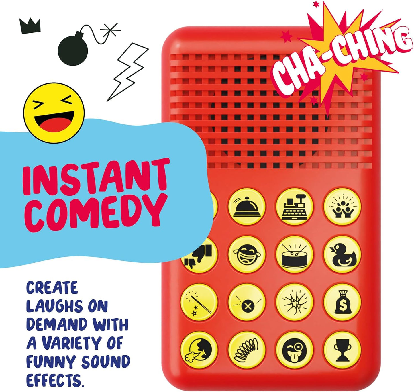 KNUCKLHEAD Sound Effects Machine - Hilarious Birthday Gift for Boys Ages 8-13 - Pocket-Sized Prank Toy for Stockings and Parties