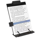 Trexmount Slim Document Holder – Minimalist Black Copy Stand for a Clean Desk Setup