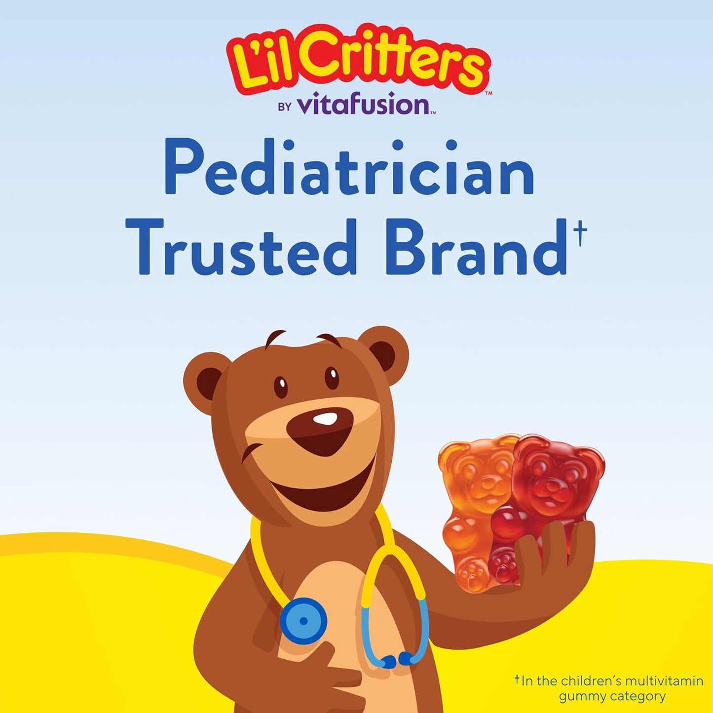 L'il Critters Gummy Vites – Clean Label Kids Multivitamin, No Synthetic Dyes or High-Fructose Corn Syrup