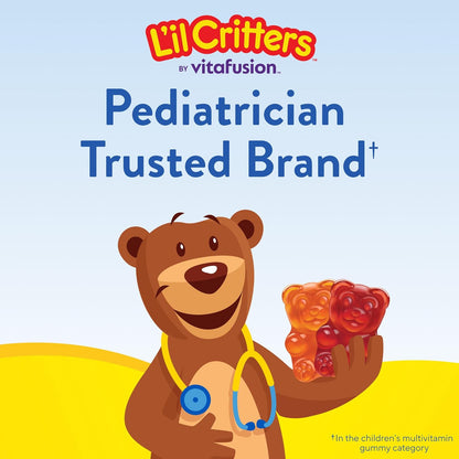 L'il Critters Gummy Vites – Clean Label Kids Multivitamin, No Synthetic Dyes or High-Fructose Corn Syrup