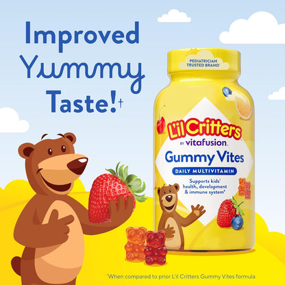 L'il Critters Gummy Vites – Clean Label Kids Multivitamin, No Synthetic Dyes or High-Fructose Corn Syrup