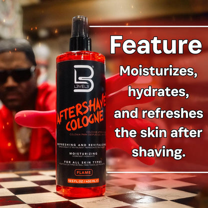 L3 Level 3 After Shave Spray – Scent Therapy for Meditation Spaces, Long-Lasting Bergamot and Grapefruit Mist