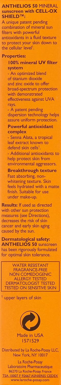 La Roche-Posay Anthelios Mineral SPF 50 – Sensitive Skin Wellness Ritual, Daily Reactive-Skin Sun Defense