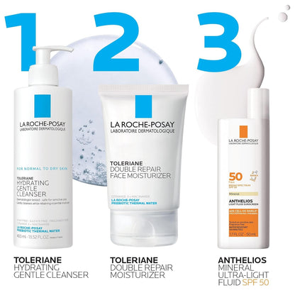 La Roche-Posay Anthelios Mineral SPF 50 – Sensitive Skin Wellness Ritual, Daily Reactive-Skin Sun Defense