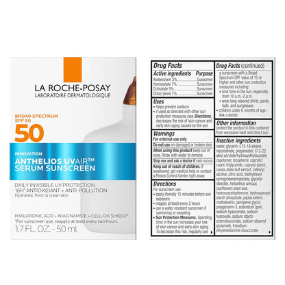 La Roche-Posay Anthelios SPF 50 Sunscreen Serum – Daily Skincare Ritual for Calm, Protected Mornings