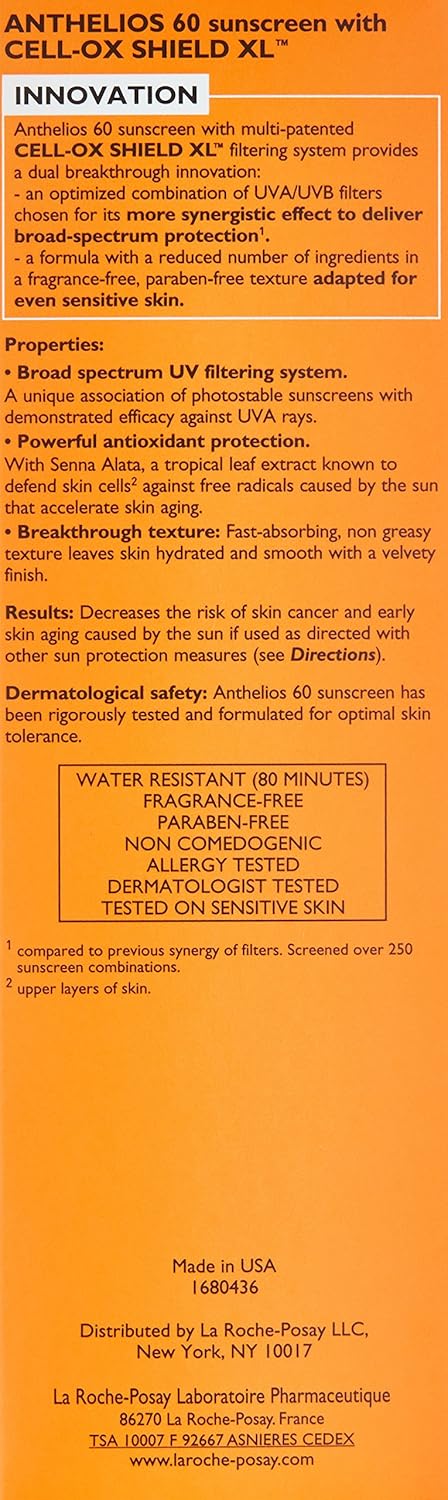 La Roche-Posay Anthelios SPF 60 Sunscreen – Daily Ritual for Radiant, Protected Skin Care