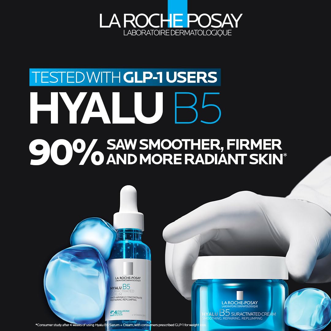 La Roche-Posay Hyalu B5 Anti-Aging Moisturizer – Calming Evening Skincare Ritual for Radiant Skin
