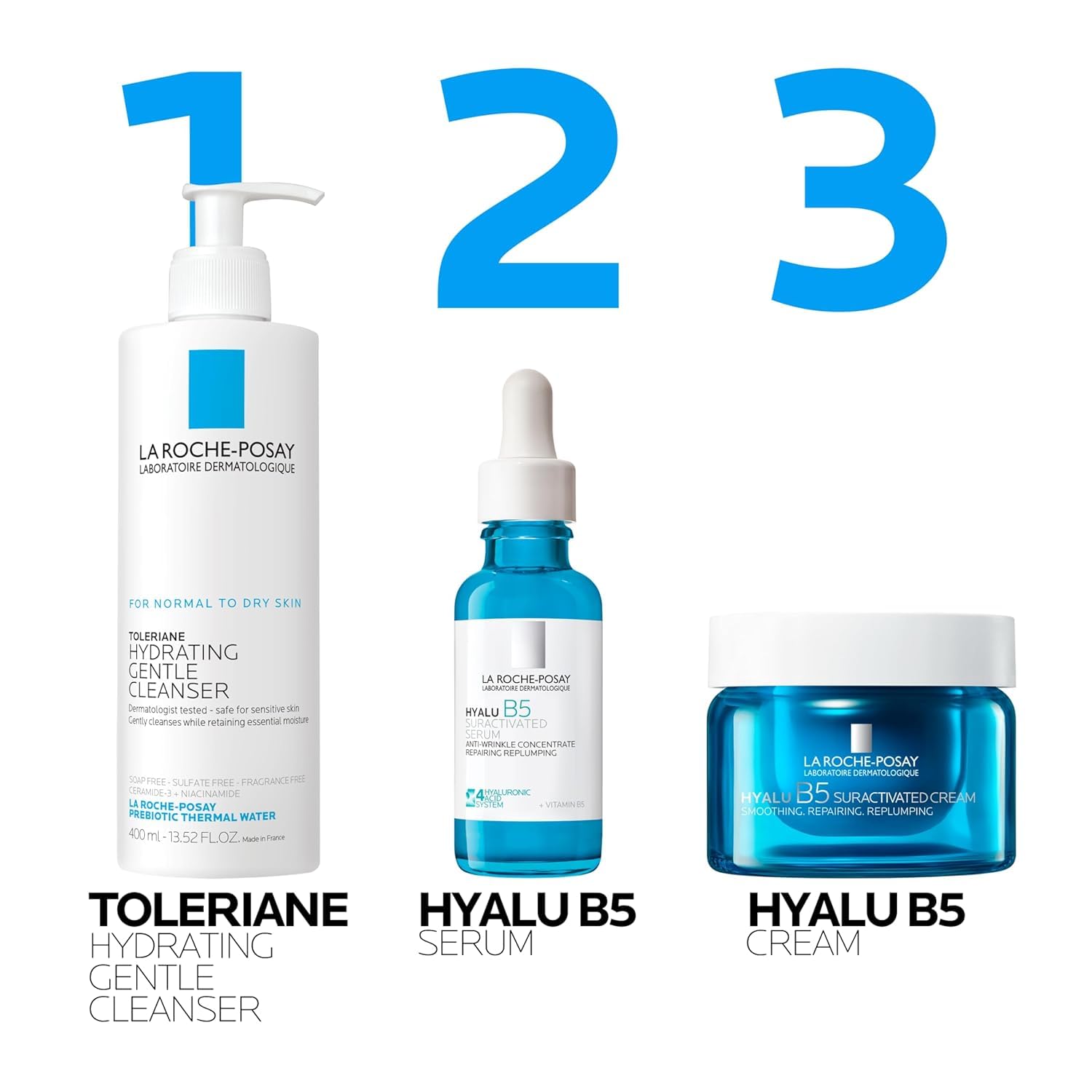 La Roche-Posay Hyalu B5 Hydrating Face Cream – Clean, Lightweight Moisturizer for Daily Use