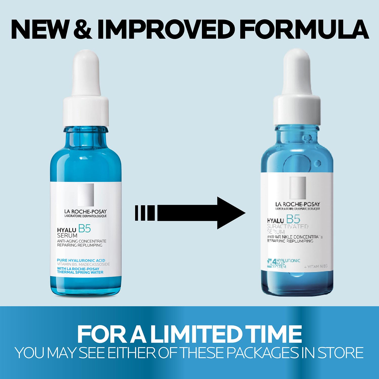 La Roche-Posay Hyalu B5 Premium Hyaluronic Acid Serum – Dermatologist-Grade Plumping Treatment