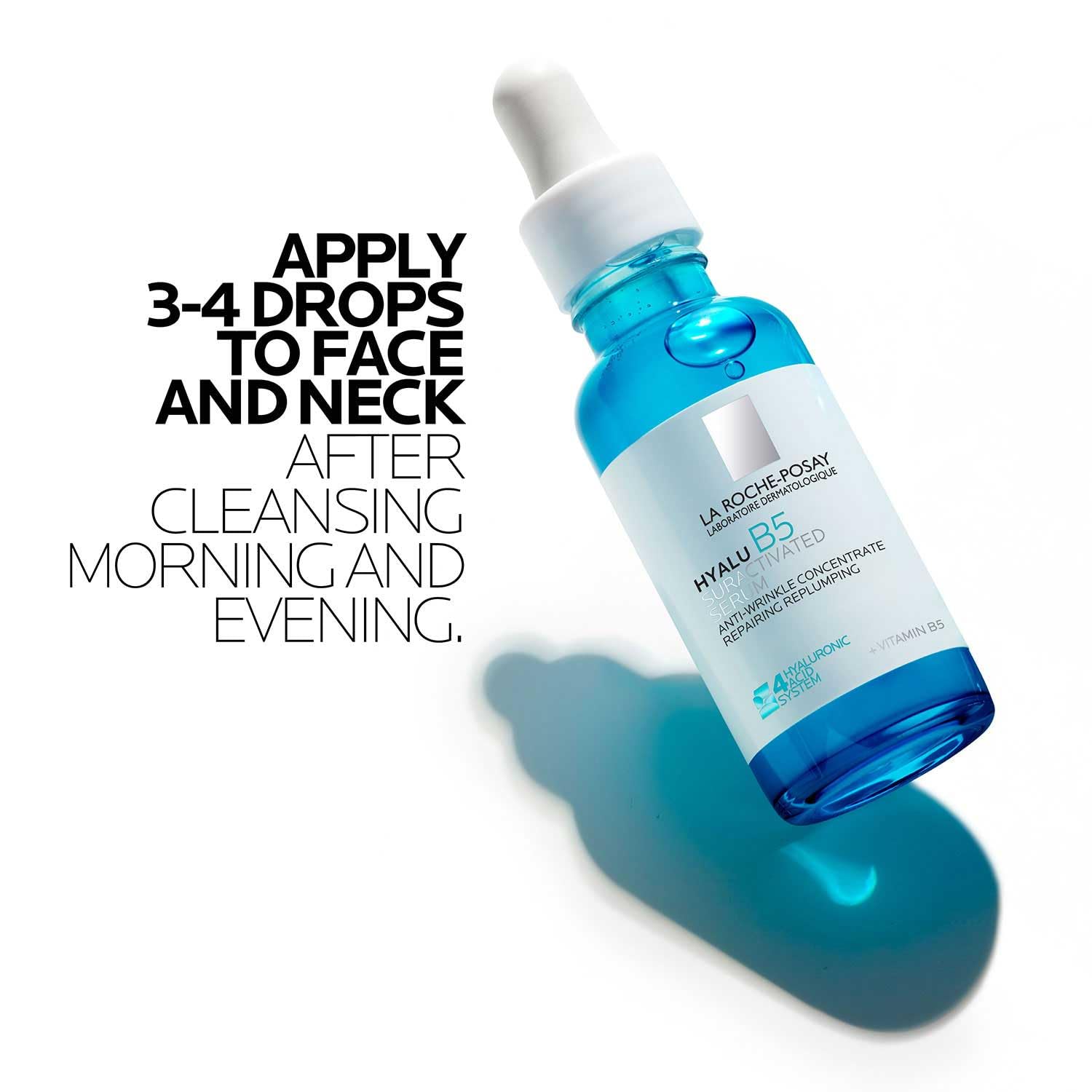 La Roche-Posay Hyalu B5 Premium Hyaluronic Acid Serum – Dermatologist-Grade Plumping Treatment