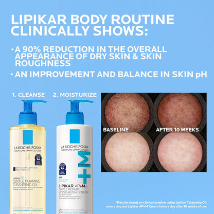La Roche-Posay Lipikar AP+MAX Body Cream | 72-Hour Hydration for Your Nightly Self-Care Ritual