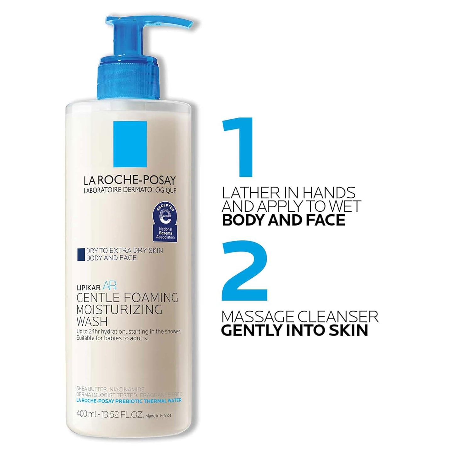 La Roche-Posay Lipikar AP+ Moisturizing Body Wash – Gentle Daily Cleanse for Your Skincare Ritual