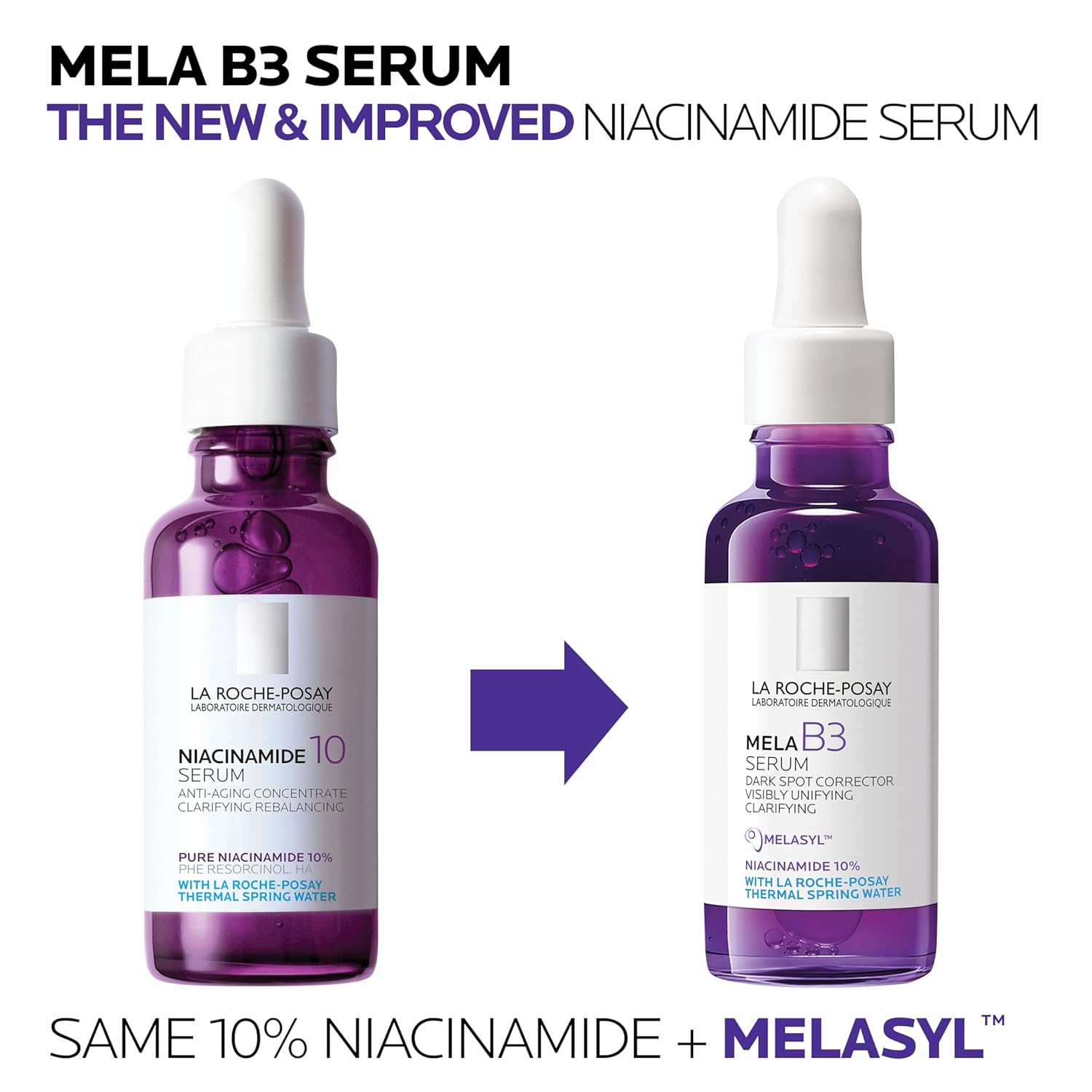 La Roche-Posay Mela B3 Serum – Premium Dark Spot Corrector with Patented Melasyl for Elevated Skincare