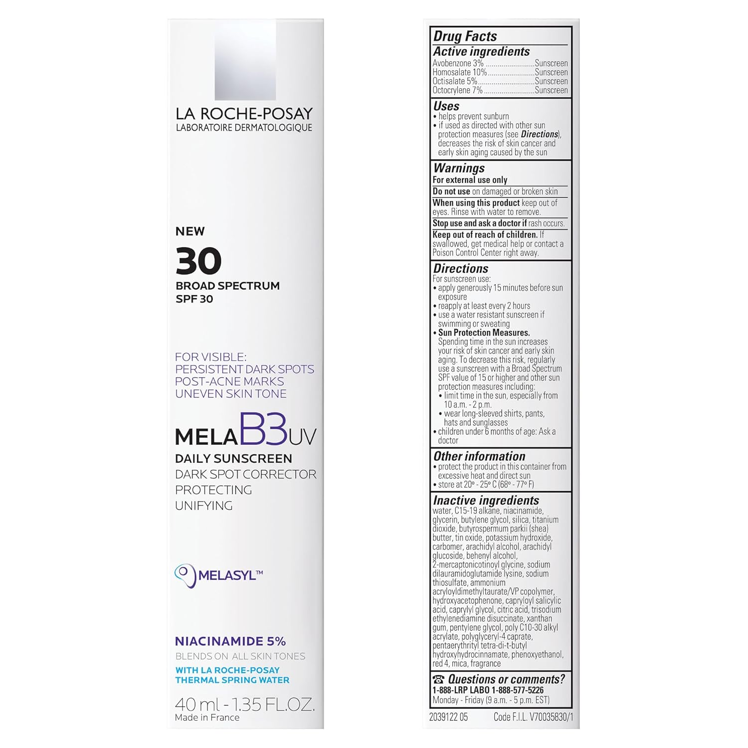 La Roche-Posay Mela B3 UV Daily Sunscreen – Mindful Morning Skincare Ritual With SPF 30 & Dark Spot Treatment
