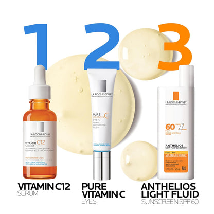 La Roche-Posay Pure Vitamin C Serum – Nightly Radiance Ritual for Glowing, Youthful Skin