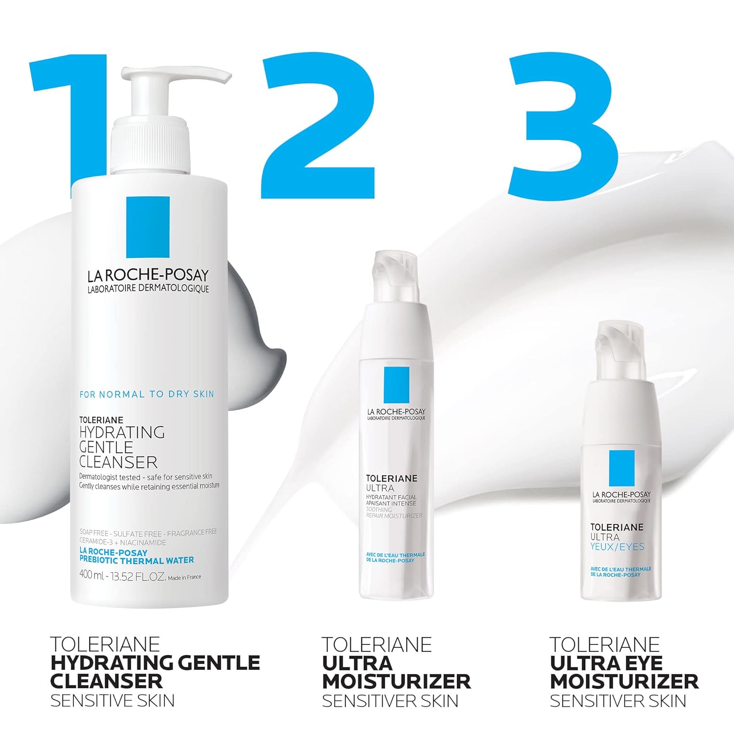 La Roche-Posay Toleriane Dermallergo Eye Cream – Hypoallergenic & Allergen-Free for Sensitive Skin Safety