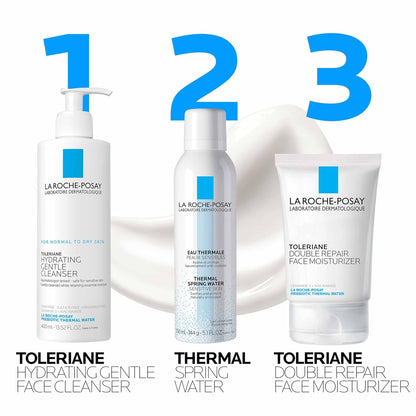 La Roche-Posay Toleriane Double Repair Moisturizer – Sensitive Skin Nightstand Ritual for 48-Hour Comfort