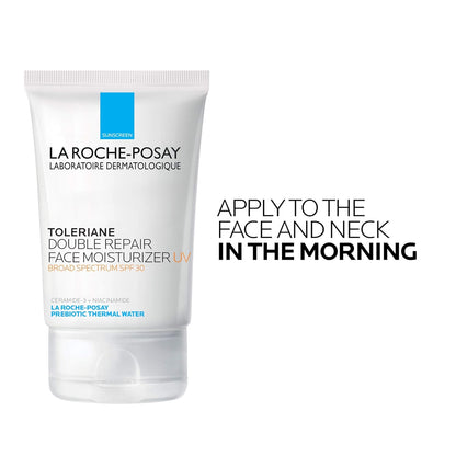 La Roche-Posay Toleriane Double Repair UV SPF 30 Moisturizer – Gentle, Safe Sun Protection for Sensitive Skin