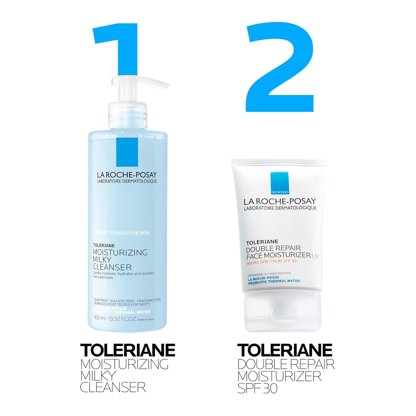 La Roche-Posay Toleriane Moisturizing Milky Cleanser – Thoughtful Birthday Gift for Women with Sensitive Skin