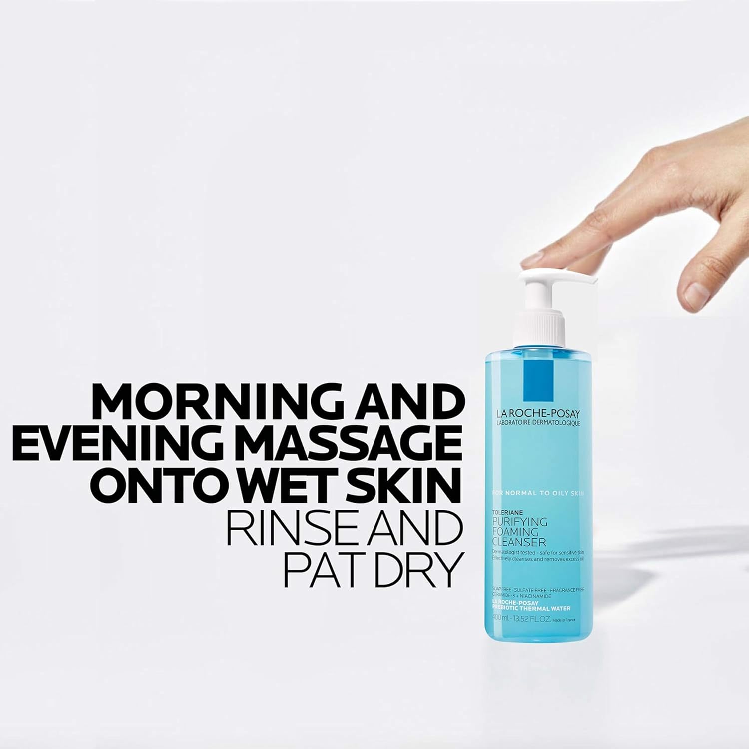 La Roche-Posay Toleriane Purifying Foaming Cleanser – Gentle Face Wash for Your Daily Skincare Ritual