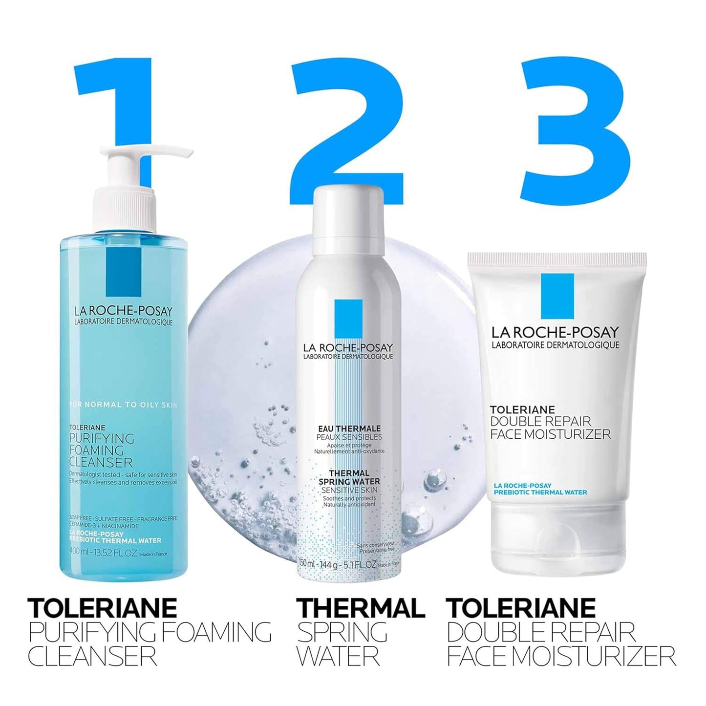 La Roche-Posay Toleriane Purifying Foaming Cleanser – Gentle Face Wash for Your Daily Skincare Ritual