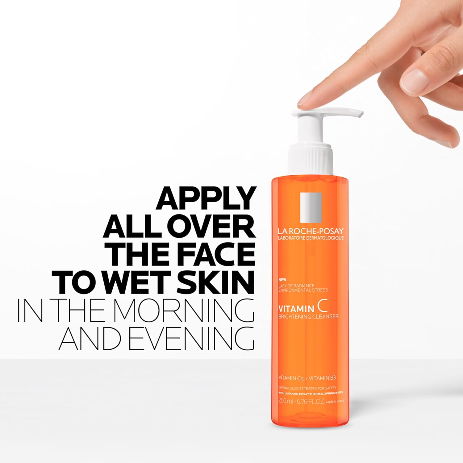 La Roche-Posay Vitamin C Brightening Face Wash – Premium Dermatologist-Formulated Cleanser for Elevated Skincare