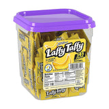 Laffy Taffy Banana Mini Bars Bulk Tub, 145 Individually Wrapped Taffy Pieces – Fun Gift for Coworkers, Teachers, and Stocking Stuffer