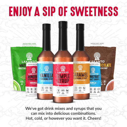 Lakanto Liquid Monk Fruit Drops – Pocket Sized Sweetener for Office Coffee Breaks and Focused Workdays