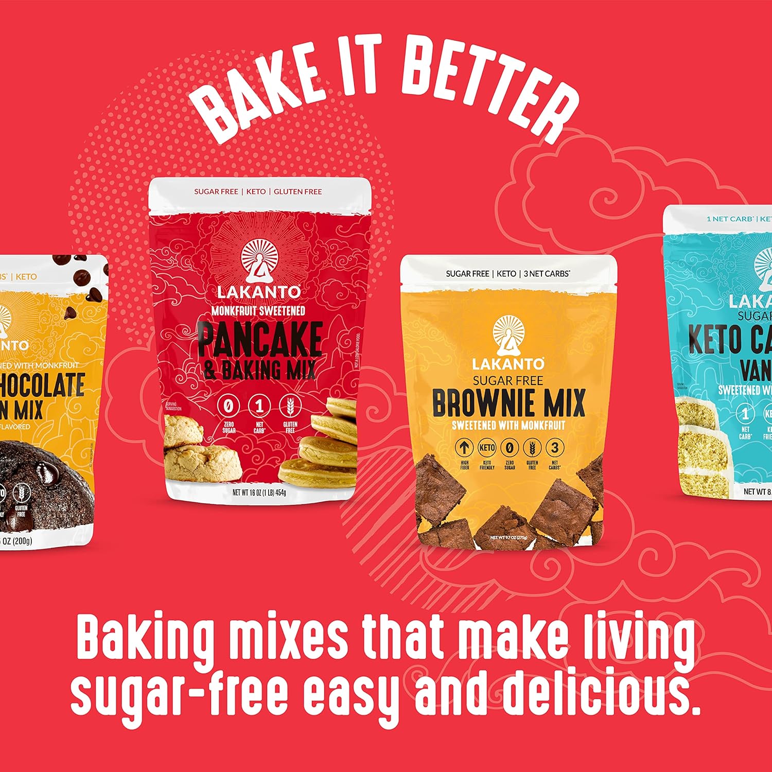 Lakanto Sugar Free Chocolate Chip Cookie Mix – Family Baking for Kids with Sugar Restrictions