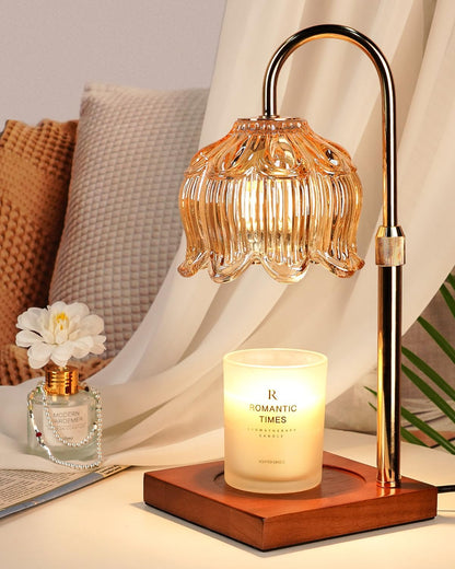 LampDepot Candle Warmer Lamp – Thoughtful Birthday Gift for Mom and Her, Dimmable Wax Melt Lamp with Timer for Women Who Love Cozy Home Fragrance