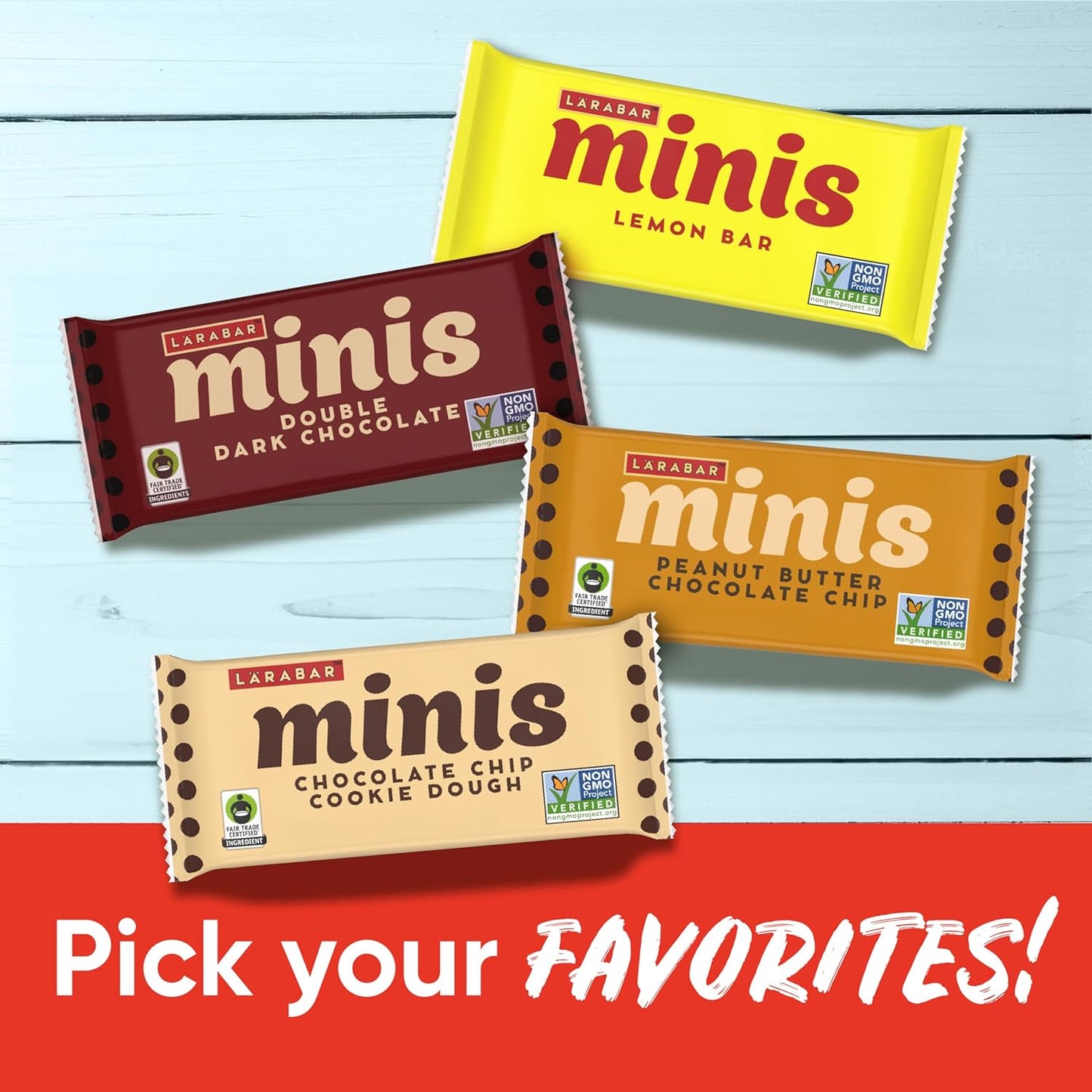 Larabar Minis Chocolate Variety Pack – Mindful Clean-Ingredient Snack for Wellness Routines, 30 Vegan Bars