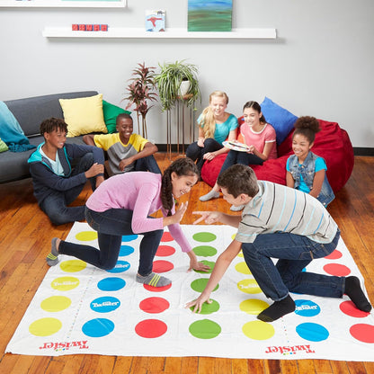 larger and more numerous colored dots than original twister
